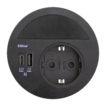 WModul,Circle+Access,geschl.,sw